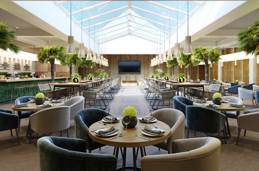 luxurious-restaurant-with-palm-trees-inside-with-large-glass-atrium-with-wooden-walls (1)
