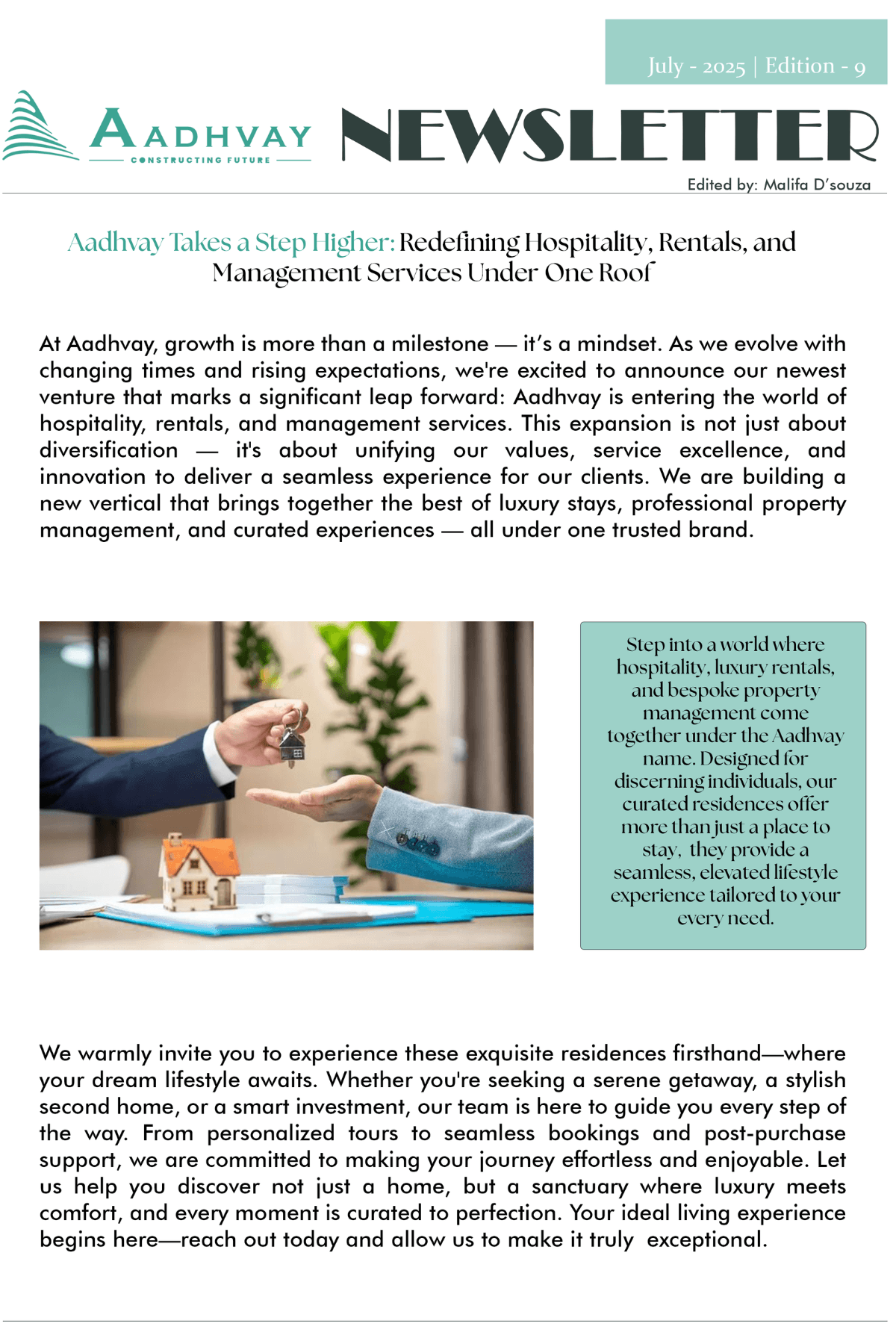 Newsletter July 2025